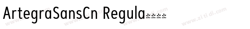 ArtegraSansCn Regula字体转换